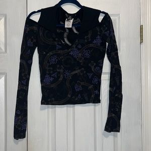 Versace Jeans Couture cold shoulder blouse!